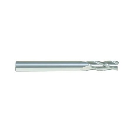 Morse Single End Mill, Center Cutting Regular Length, Series 5941, 58 Cutter Dia, 312 Overall Length 54802